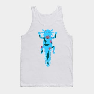 Love my Axolotl - Blue Tank Top